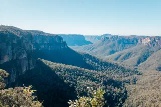 Atop the Blue Mountains, Australia