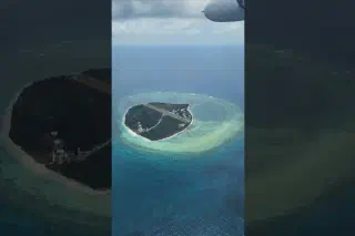 Flying to a Coral Island