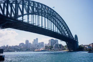 Under the Sydney Harbour Bridge, Australia