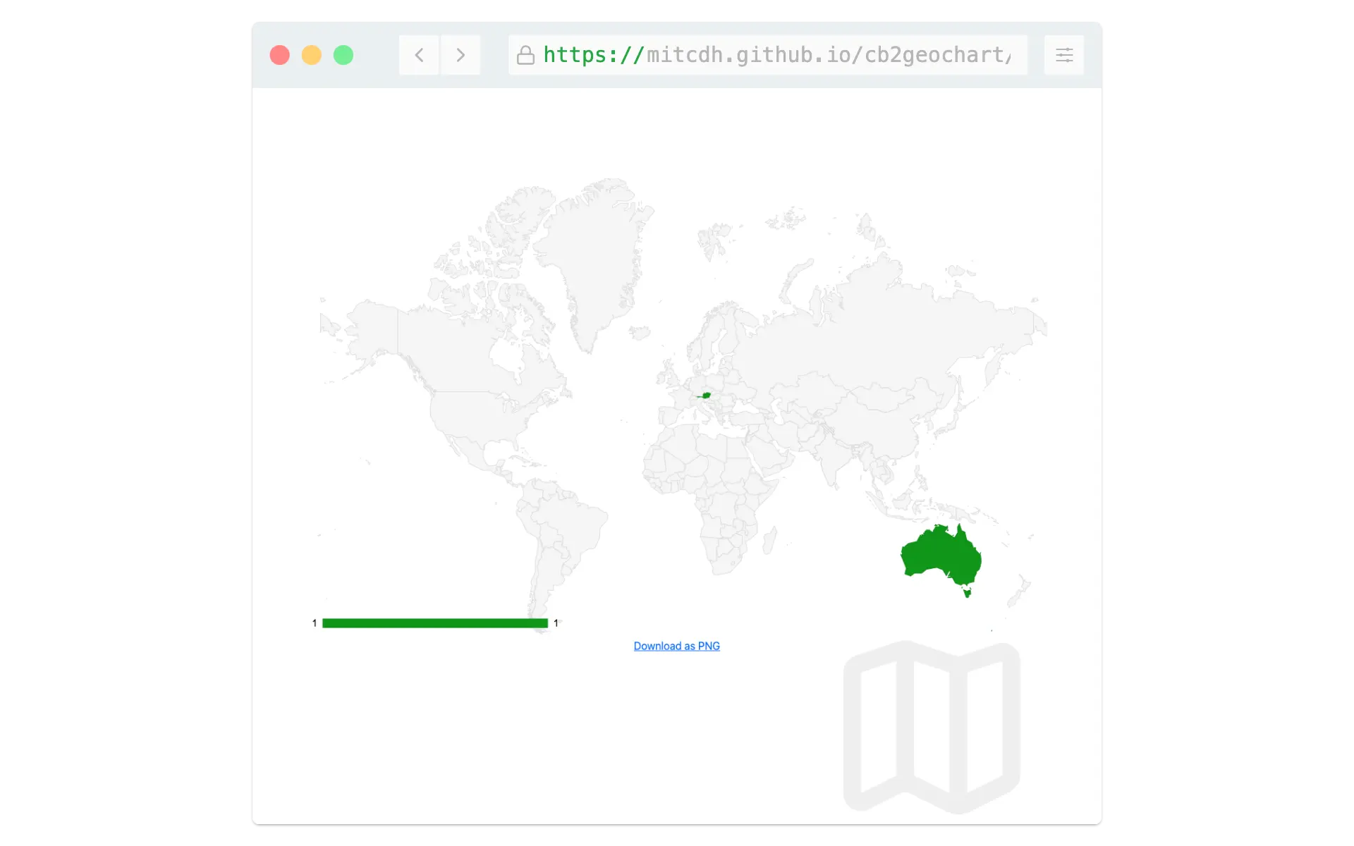 Example of a generated map