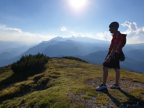 Klettersteig in Salzkammergut, Austria