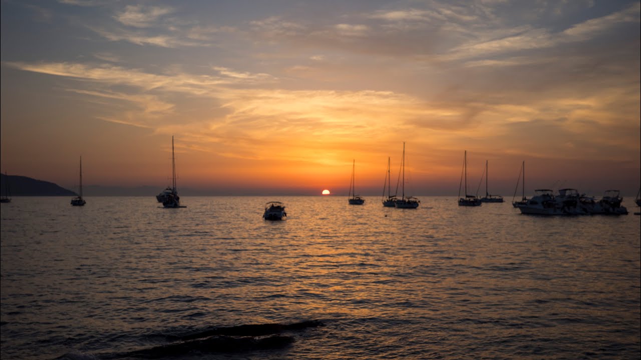 Rowing Across the Sunset