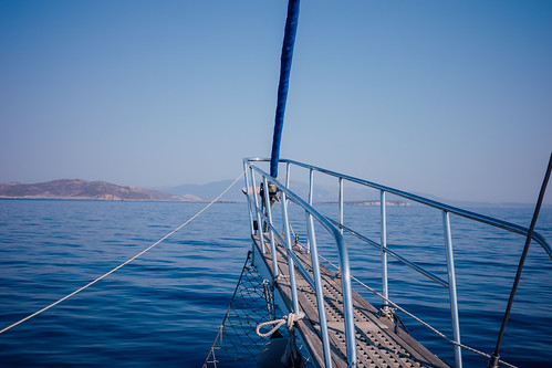 Sailing on Hülya Esmerelda, Greece