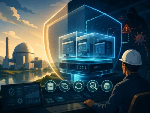 Security Management of Virtualised Supervisory I&C Systems in Nuclear Facilities